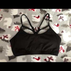 NWOT black sports bra size-medium
